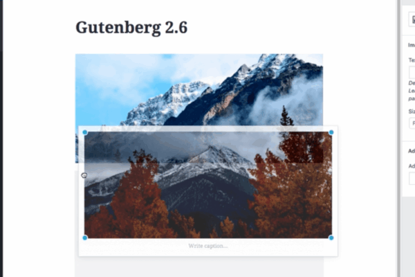 Drag-and-drop Gutenberg now Available