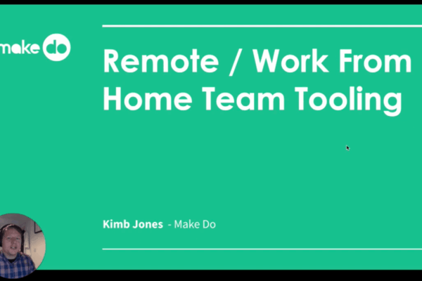 Remote Working and Working From Home: Team Tooling
